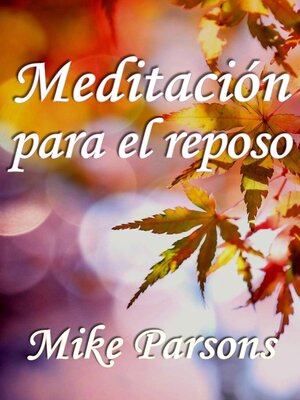 cover image of Meditación para el reposo